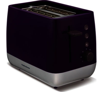 Morphy Richards Chroma 221108 2-Slice Toaster - Plum